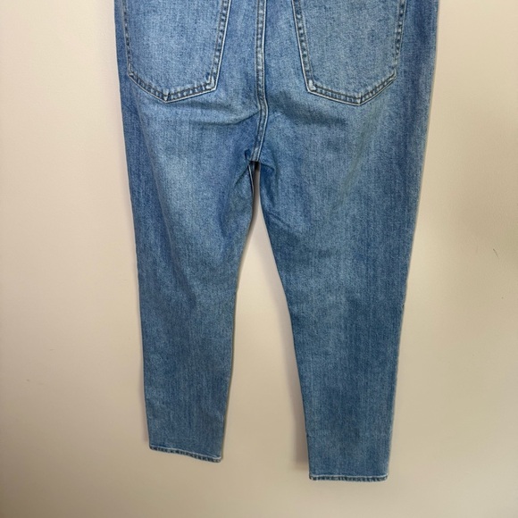 The Denim Forum Yoko high rise  slim Light Blue Jeans 28L size 29 - Picture 7 of 9